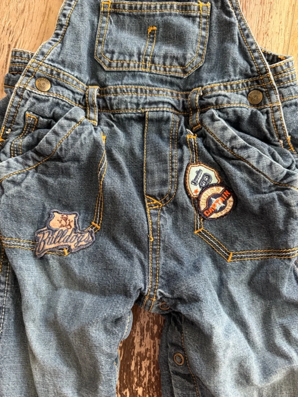 The Children’s Place 12Month Baby Boy/Toddler Denim Overalls in Blue 100% Cotton